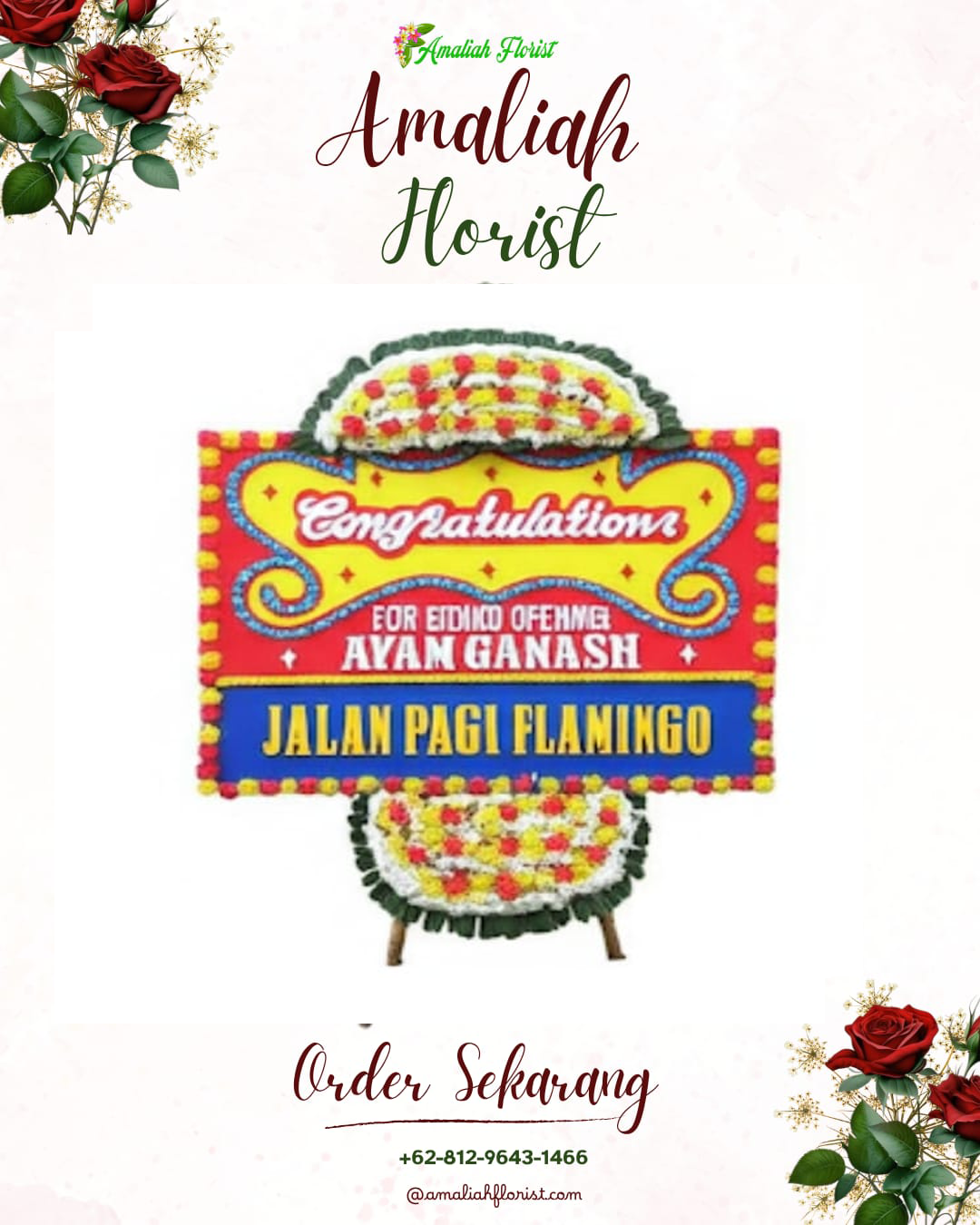 Sewa Papan Bunga Abang